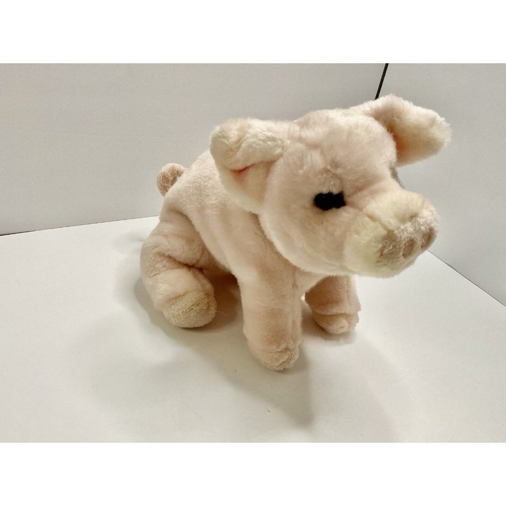 Douglas Betina Pink Pig Plush 10" Piglet Stuffed‎ Animal Cuddle Toys Realistic